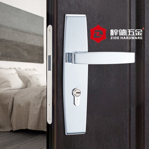鋅合金面板磁吸執(zhí)手鎖87070