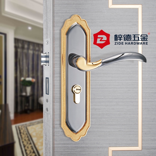 鋅合金面板室內(nèi)門鎖58612