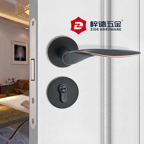 鋅合金分體室內(nèi)房門鎖60830