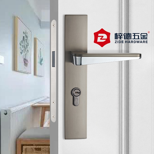 鋅合金面板磁吸靜音室內(nèi)門鎖87353