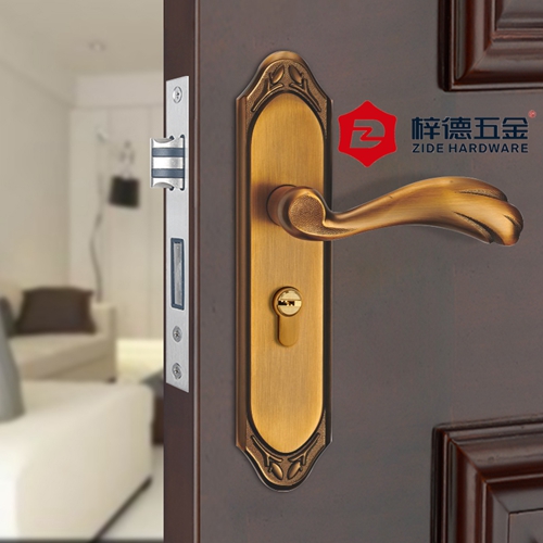 鋅合金分體木門執(zhí)手鎖91628