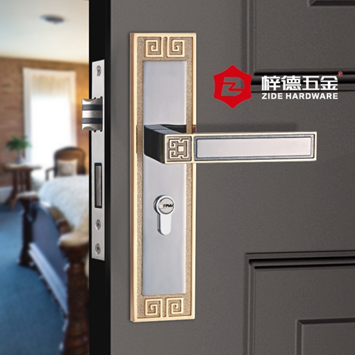 鋅合金分體木門執(zhí)手鎖91919